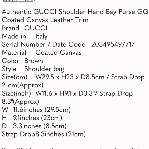 GUCCI GG JACKIE O SHOULDER BAG - Picture 16 of 16